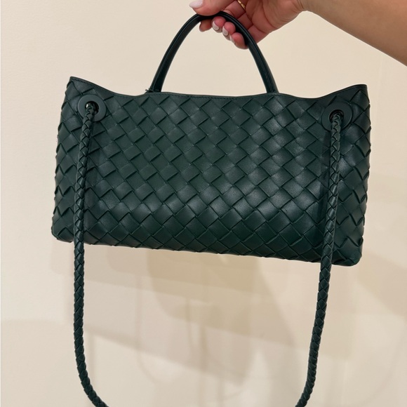 Bottega East West Andiamo Bag - Green (Lagoon) - Picture 3 of 13